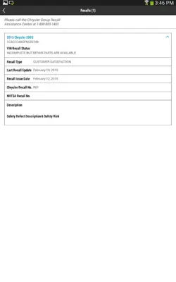 CHRYSLER android App screenshot 10