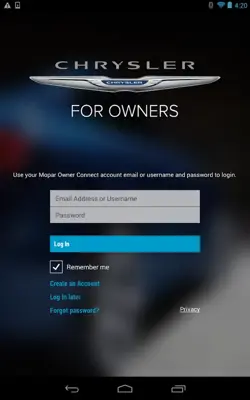 CHRYSLER android App screenshot 4